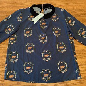SOLD - Sugarhill Boutique Modcloth Folk Bear Top